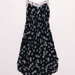 Geometric High-Low Dress